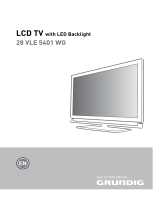 Grundig 28 VLE 5401 WG Installation guide