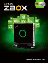 Zotac ZBox MA320 Plus User manual