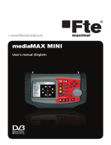 Fte maximal MEDIAMAX MINI S2T User manual