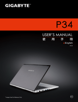 Gigabyte P34G v2 User manual