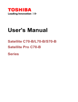 Toshiba C70D-B (PSCLEC-00N001) User manual