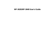 Epson WorkForce WF-3620 User manual