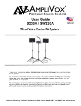 AmpliVox SW230A User manual