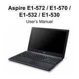 Acer Aspire E1-570 User manual