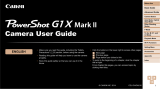 Canon G1 X Mark II User manual