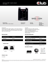 CLUB3D SenseVision USB3.0 to HDMI Graphics Adapter Specification