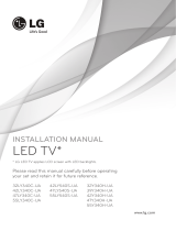 LG 42LY540S Installation guide