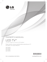 LG 29LY340C Owner's manual