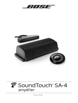 Bose SoundTouch® SA-4 amplifier package User manual