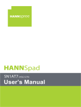 Hanns.G HannsPad SN1AT71 B User manual