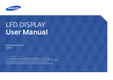 Samsung QM85F User manual