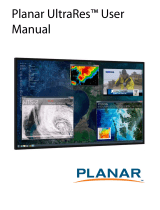 Planar Systems UR9850 User manual