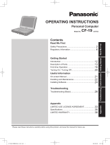 Panasonic CF-1956Y6YLM Operating instructions