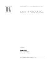 Kramer Electronics VM-4HN User manual