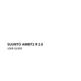 Suunto Ambit 2R 2.0 User guide