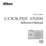 Nikon S5200 User manual