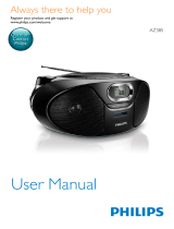 Philips AZ385W User manual