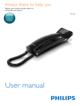 Philips M110B User manual