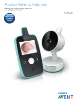 Philips Avent SCD603/01 Digital Video Baby Monitor User manual