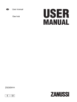 Zanussi ZGG65414SA User manual