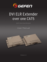 Gefen EXT-DVI-1CAT5-ELR User manual