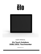 Elo TouchSystems 1931L User manual