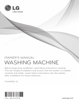 LG F14A8RD5 Owner's manual