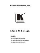 Kramer TP-582R User manual
