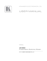 Kramer VP-553 User manual