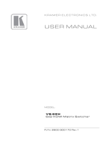 Kramer VS-62H User manual