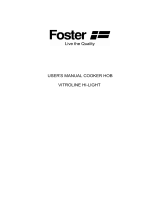 Foster Vitroline Hi-light 7316-000 User manual