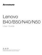 Lenovo N40 Owner's manual