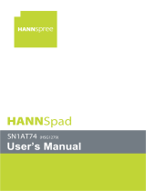 Hannspree HannsPad SN1AT74 R Owner's manual
