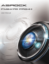 ASROCK FM2A78 PRO4+ User manual