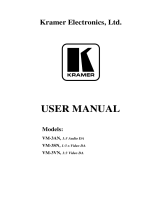 Kramer Electronics VM-3AN User manual