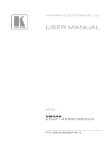 Kramer Electronics VM-24H User manual