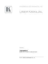 Kramer Electronics VS-88DVI User manual