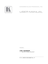 Kramer Electronics VM-12HDCP User manual