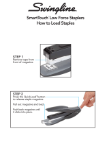 MyBinding Swingline Assorted SmartTouch Grip Staplers 66511 6pk User manual