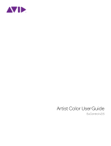 Avid Technology Artist Color User manual