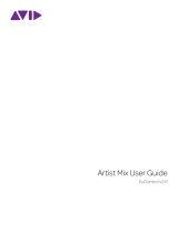 Avid Artist Mix User manual