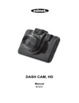 Ednet 87231 DASH CAM HD Owner's manual