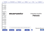 Marantz PM5005 Owner's manual