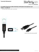 StarTech.com 0.5m, USB2.0 A - USB2.0 Micro B User manual