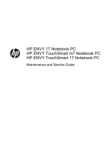 HP ENVY 17-j100 Leap Motion TS SE Notebook PC series User guide