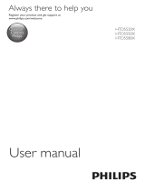Philips HTD5580X User manual