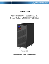 PowerWalker BP for VFI 10000T LCD Owner's manual