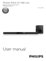 Philips HTL2163B User manual