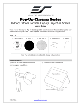 Elite Screens Pop-Up Cinema Series User manual