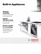 Bosch DWB097A50 Specification